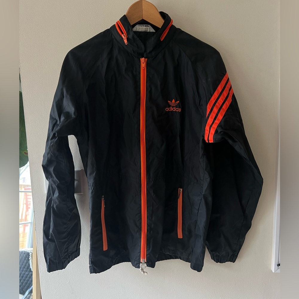 Vintage Adidas zip windbreaker